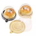 small round  clear plastic Mooncake Box cake packaging dessert boxes